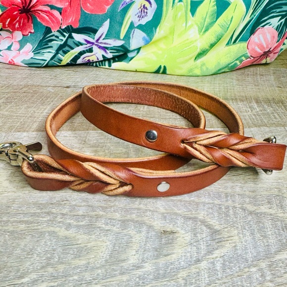 Crossbody strap for purses and handbags 47” leather replacement strap - Picture 3 of 13